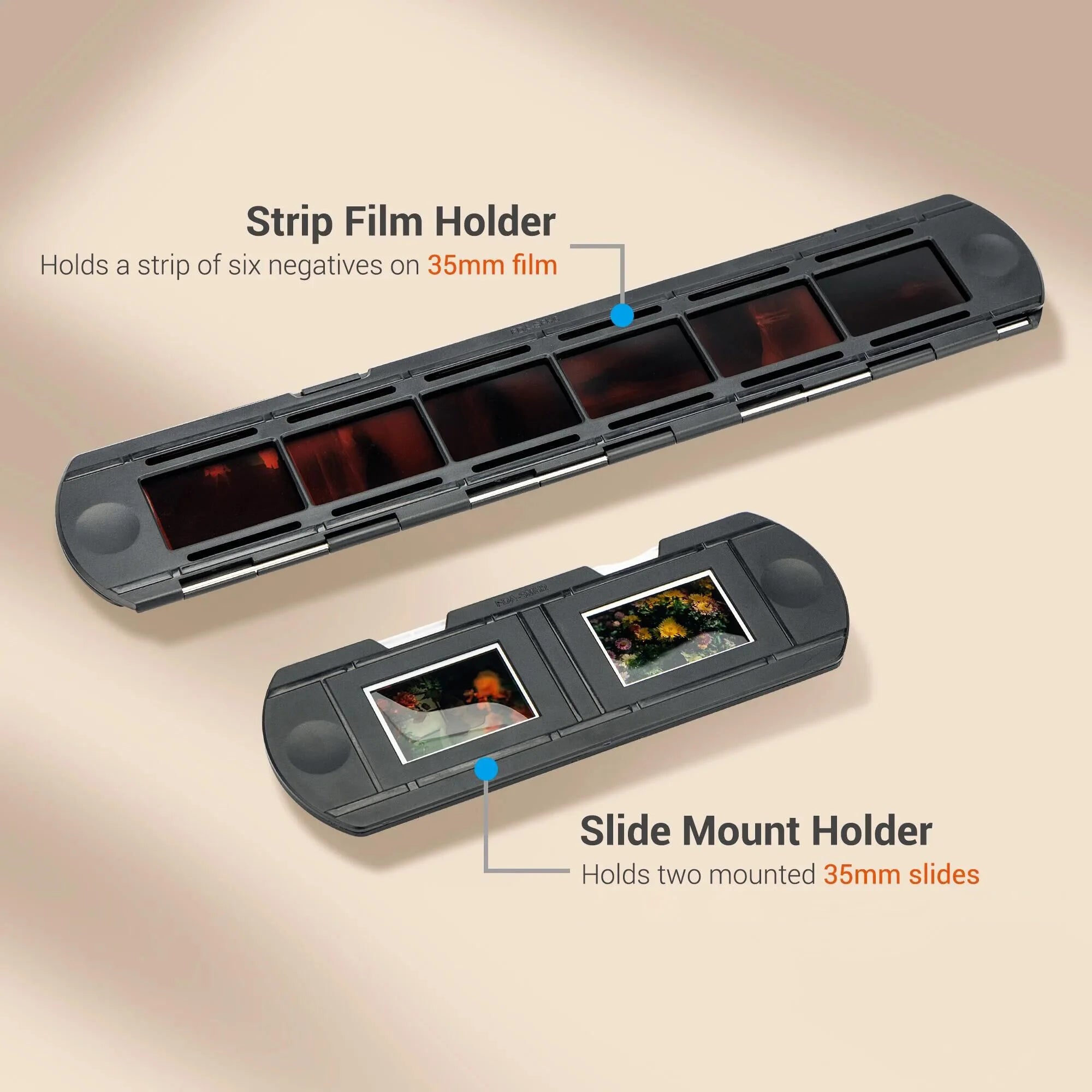 Visualizador de negativos  para filmes de 35mm. Converte filmes para arquivos digitais