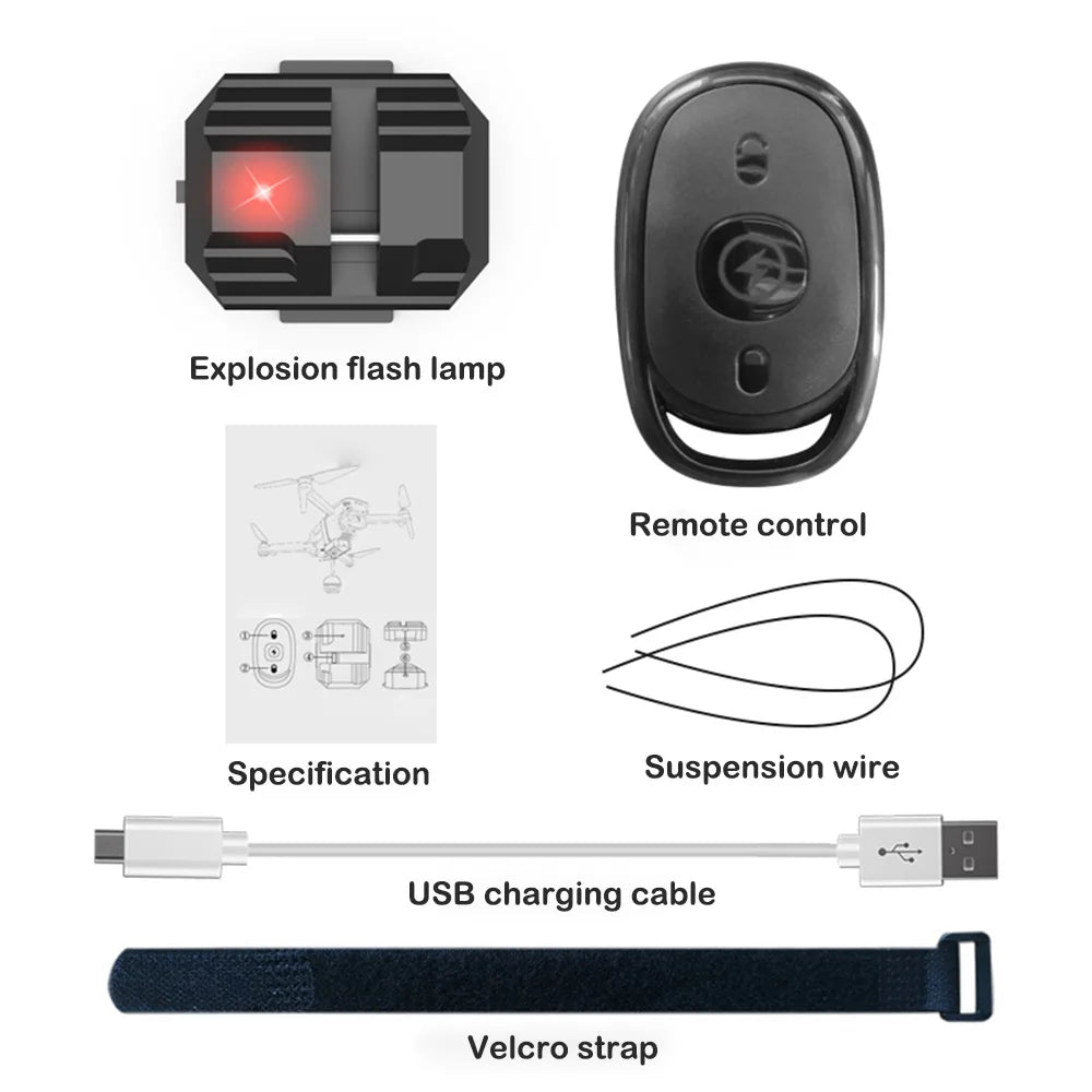 Lançador universal para drones. Com controle remoto. Delivery Thrower Air Dropper Device Drone Accessories